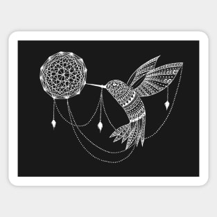 Hummingbird geometric Sticker